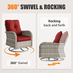 9-Piece Outdoor Patio Furniture Set - Image 7
