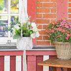 Sliverdew Macrame Plant Hanger, 2 Pack Boho Hanging Planters Baskets - Image 7