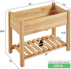 Yaheetech 34x18x30in Horticulture Raised Garden Bed 2pcs Planter Box - Image 3