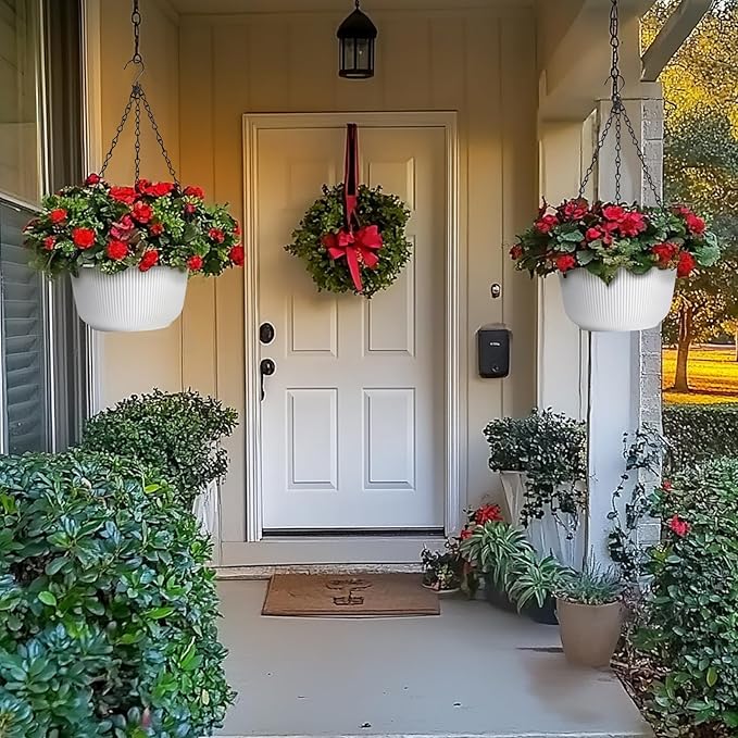 T4U 12 Inch Large Hanging Planters - Image 8