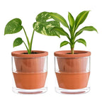 D'vine Dev 4 Inch Design Self Watering Pot by DvineDevPlanterPotsandStand