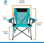 Kijaro Dual Lock Portable Camping Chair - Image 3