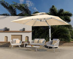 ABCCANOPY Patio Umbrella Cantilever Double Top Outdoor Offset Umbrella - Image 10