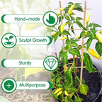 Bamboo Trellis 16" Ladder Vertical Gardening Plant Trellis - Image 2