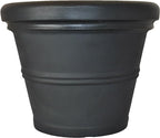 Tusco Products RR30BK Classic Rolled Rim Garden Planter by TuscoProducts