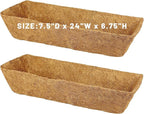 2 Pack 24 Inch Trough Coconut Liners - Image 7