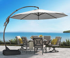 Grand patio 12 FT Sunbrella Cantilever Umbrella by GrandPatio