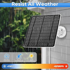 Solar Panel for Ring Camera, 2 Pack 5W Solar Charger Compatible - Image 4