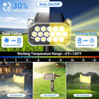 WdtPro Solar Spot Lights Outdoor Waterproof, Bright Solar Lights Outdoor - Image 5