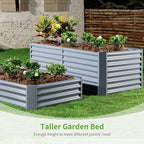 Land Guard 8×4×2ft Galvanized Raised Garden Bed, Planter Boxes Outdoor - Image 7