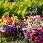 Artificial Flowers for Outdoor, UV Resistant Fake Silk Flowers, Realistic Faux - Image 5