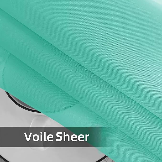 SpaceDresser Waterproof Outdoor Sheer Curtains - Image 9