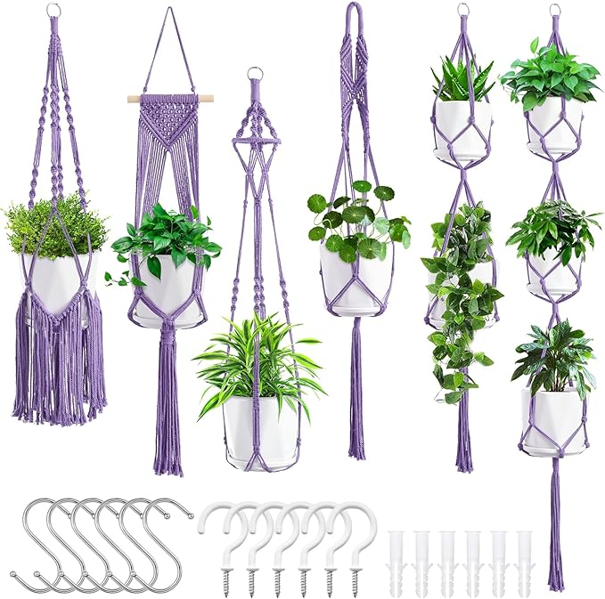 Macrame Plant Hangers by SFENNGPET