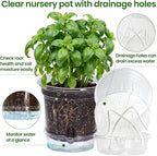 MIXC 12 Packs 6.5 Inch Self Watering Pots - Image 3