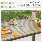Sophia & William Outdoor Patio Dining Set - Image 6