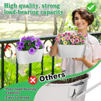 MADHOLLY Railing Planter with Drainage Holes - Image 4