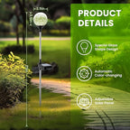 GIGALUMI Solar Garden Lights 6 Pack, Outdoor Solar Lights - Image 6