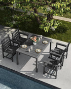 SERWALL Outdoor Expandable Dining Table 60" - Image 9
