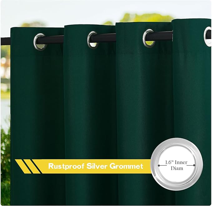NICETOWN Canvas Outdoor Curtains - Image 3