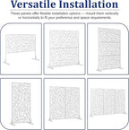 Outdoor Privacy Screen, Freestanding Privacy Fence Panels - Image 8
