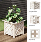 Lattice Design Outdoor Planter Box - Image 3