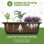 Suyncll Vertical Raised Garden Bed Planter Box, 5 Tiers Vertical Garden Planter - Image 5