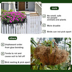 4PCS 24Inch Rectangle Window Box Liner Felt Planter Basket Liner Insert Black - Image 4