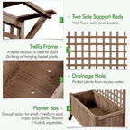 Yaheetech 72" H Horticulture Garden Planter - Image 8