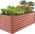 Best Choice Products 8x2x2ft Raised Outdoor Metal Garden Bed, Deep Root Box by BestChoiceProducts