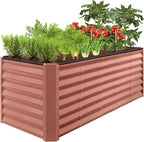 Best Choice Products 8x2x2ft Raised Outdoor Metal Garden Bed, Deep Root Box by BestChoiceProducts