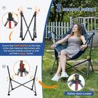 TIMBER RIDGE Hammock Camping Chair, Oversized Swinging Hammock Chair - Image 6