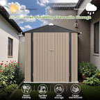 Greesum 6×4FT Outdoor Storage Shed, Metal Patio Storaged Sheds - Image 5
