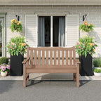 Stoog Outdoor Benches Set of 2, 2-Person Poly Lumber Garden Bench - Image 7