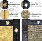 UPGRADE Privacy Fence Screen 4'x22' Sand Outdoor 90% Visibility Blockage 170 - Image 5