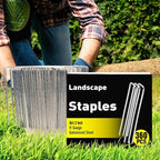 HongWay 360 Pack 6 Inch Landscape Staples, Galvanized Garden Staples 11 Gauge - Image 3