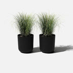 Veradek Round Black Plastic Planter Pots - Image 8