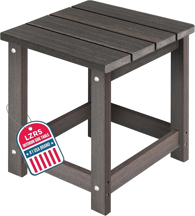LZRS Adirondack Square Outdoor Side Table by LZRSPET