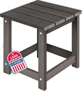 LZRS Adirondack Square Outdoor Side Table by LZRSPET