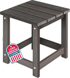 LZRS Adirondack Square Outdoor Side Table by LZRSPET