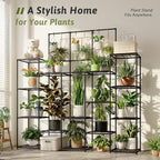 Metal Plant Stand Outdoor 63" Tall Plant Shelf - Image 4