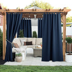 NICETOWN 2 Panels Exterior Blackout Outdoor Curtainss - Image 2