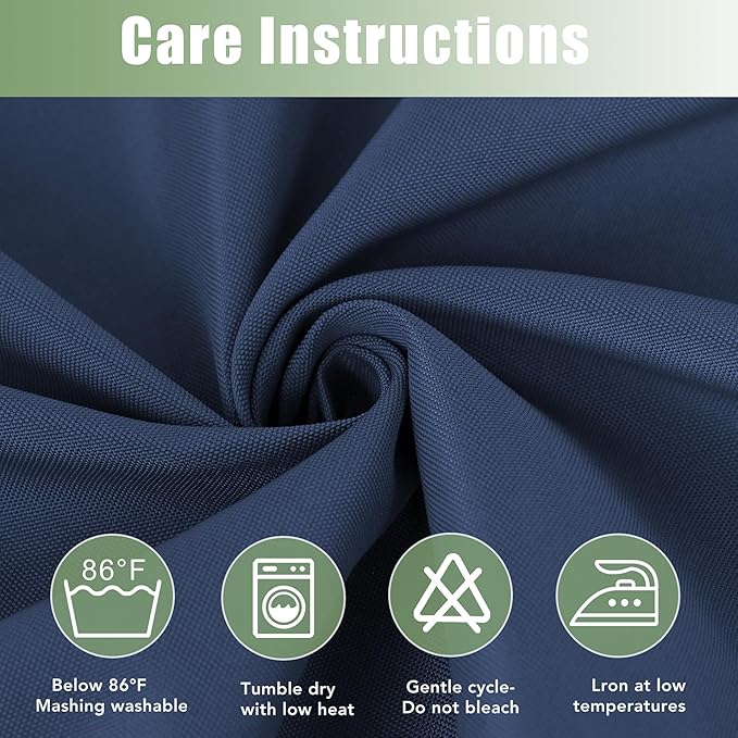 HolidayIdeas Outdoor Curtains for Patio Waterproof, 6 Panels - Image 6