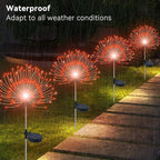 Solar Garden Lights Outdoor Waterproof, 2 Pack 120 LED Solar Firework Lights - Image 3