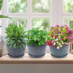 Quarut 10 Inch Flower Pots Planters - Image 5