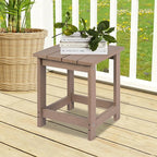LZRS Adirondack Square Outdoor Side Table - Image 6