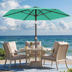 AreShark 7.5FT Patio Umbrella Table Market Umbrella - Image 5