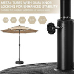 Yaheetech Umbrella Base 85.7lbs Round Water & Sand Filled Patio Outdoor - Image 4