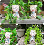 Face Plant Pots Head Planters - Image 3