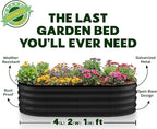 Plant & Plot Galvanized Raised Garden Beds Outdoor // 4×2×1 ft Planter Raised - Image 5