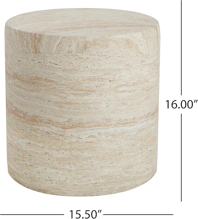 Christopher Knight Home Outdoor Round Side Table, Patio Garden Stool End Coffee - Image 2